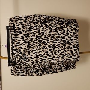 Athena Marie leopard print skirt, size XL